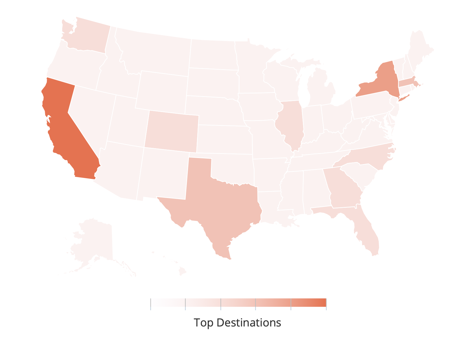 Heat Map of Chinese Investment in US Tech Companies